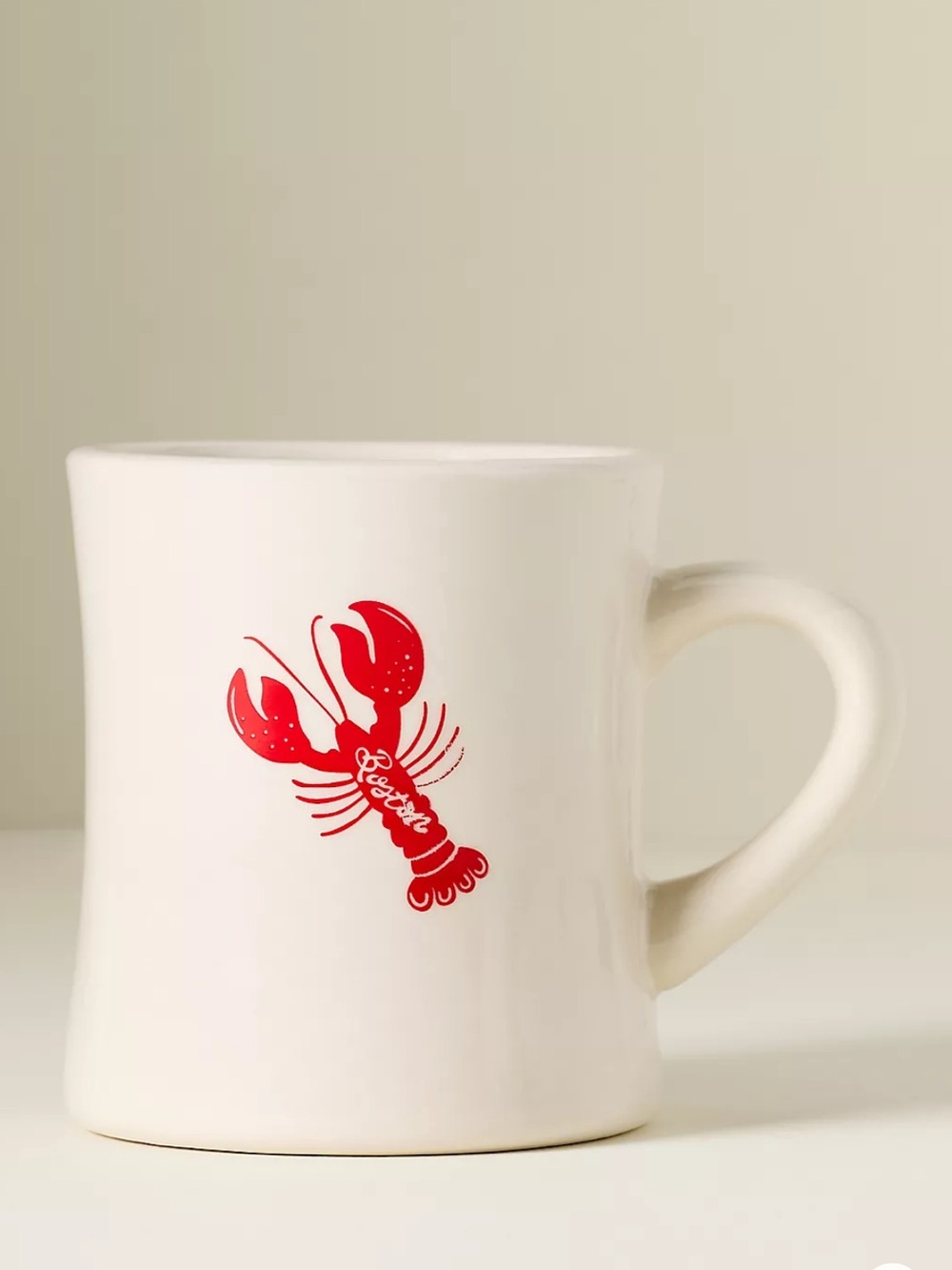 Anthropologie Boston City Food Icon Mug Boston Red Lobster
